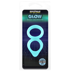 RockSolid by Doc Johnson Ballstretcher The Dual Enhancer 32 mm Phosphorescent